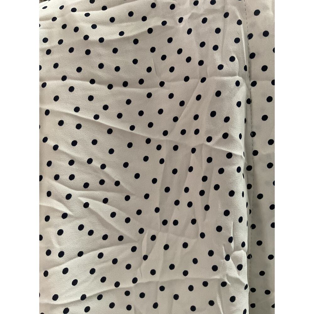 Talbots Cream Plus Size Polka Dot Button-Up - image 4
